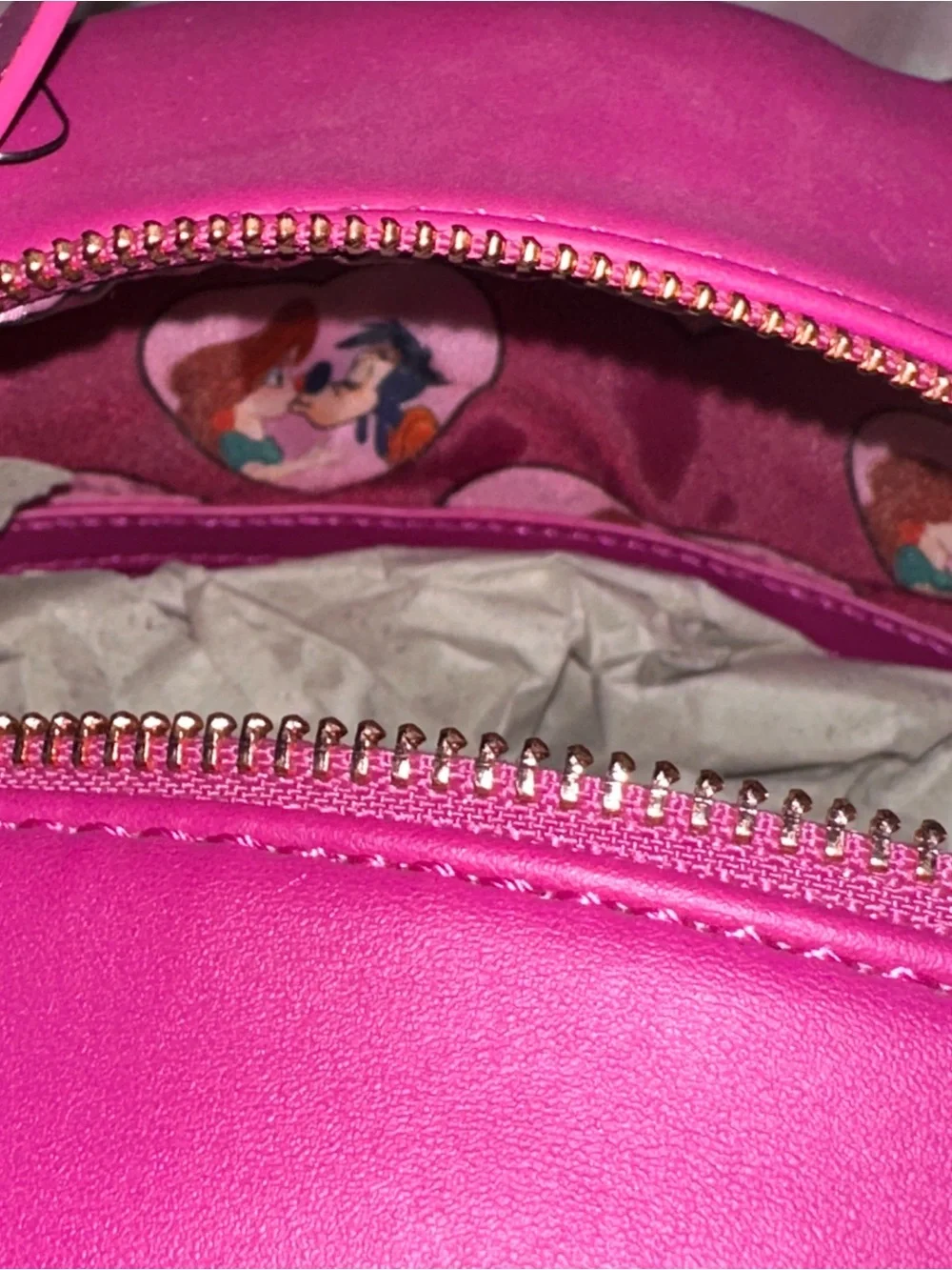 Loungefly w/ wallet “A Goofy Movie” Max & Roxanne 30th Anniversary Backpack